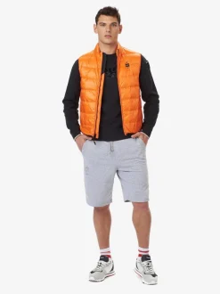 Gilet smanicato impunture orizzontali