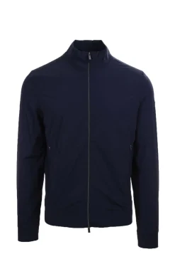Giubbino Bomber full zip in tessuto tecnico