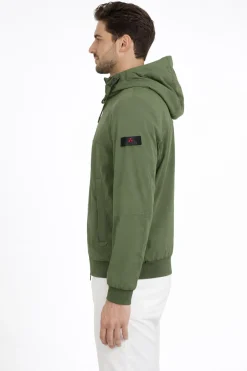 Giubbino Uomo Nylon Stretch Cappuccio