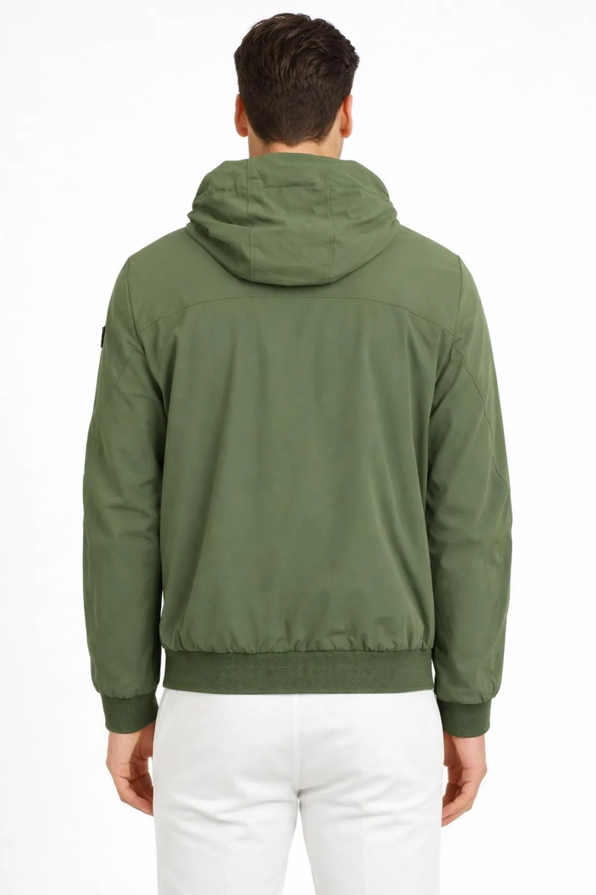 Giubbino Uomo Nylon Stretch Cappuccio