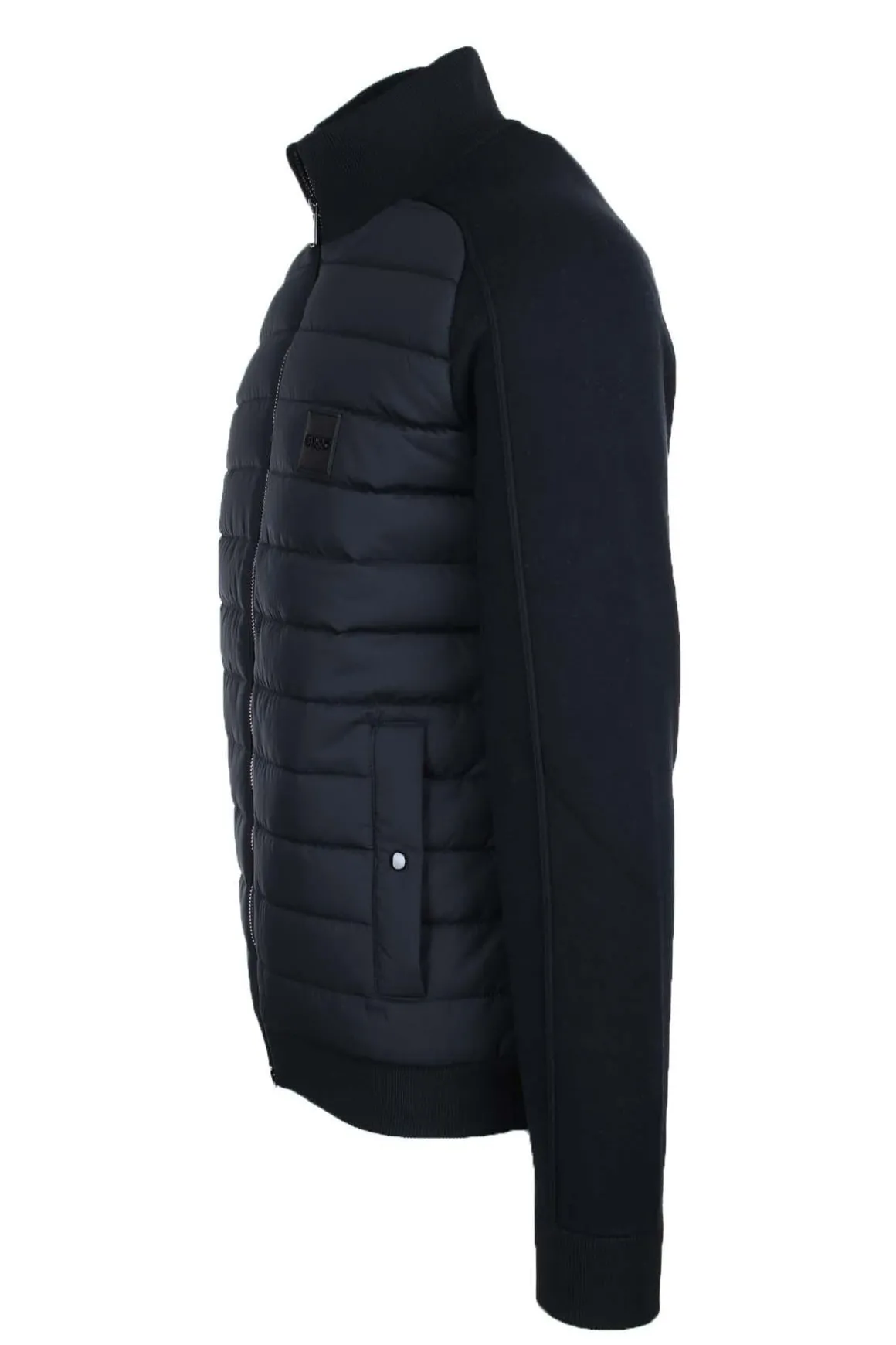 Giubbotto bitessuto con trapunta orizzontale