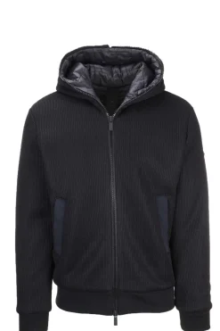 Giubbotto bomber con cappuccio