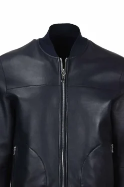 Giubbotto in pelle reversibile