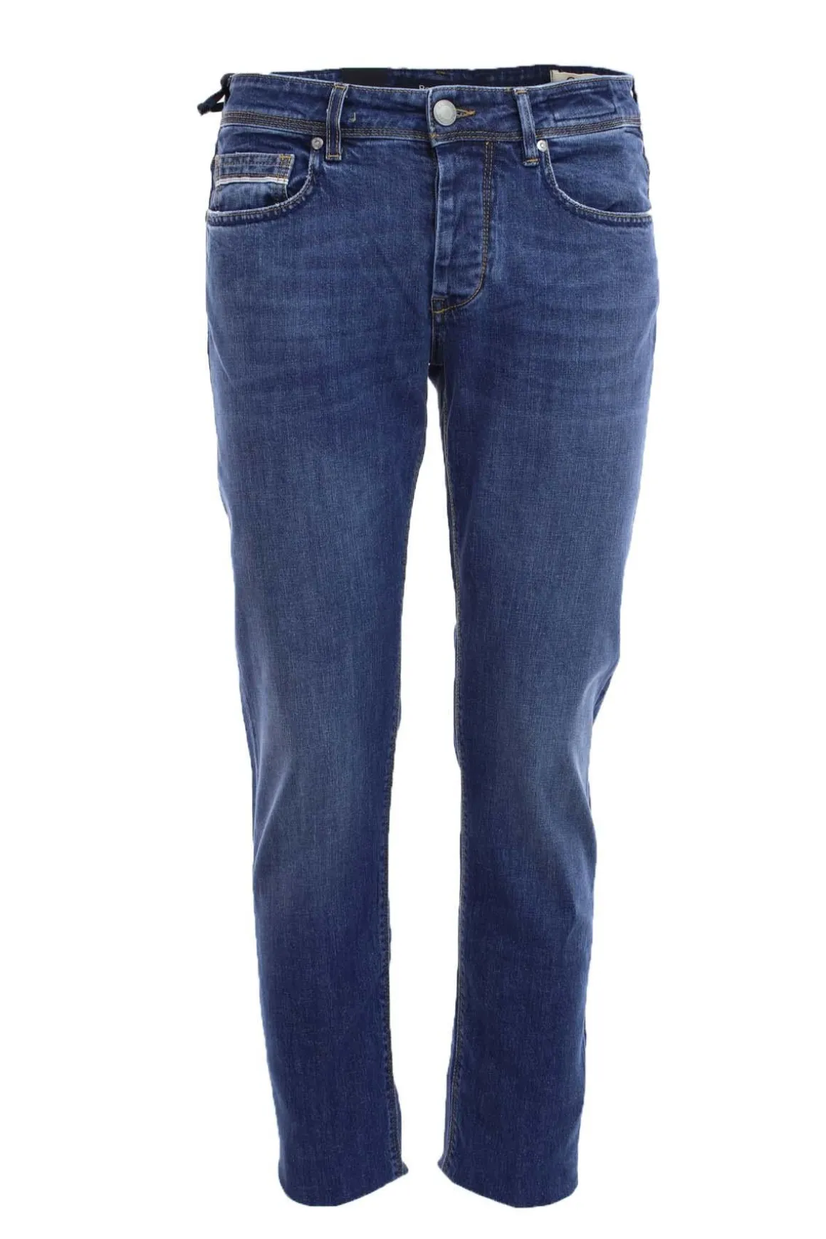 Jeans denim 5 tasche cimosato