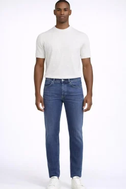 Jeans Uomo 5 Tasche Denim Stretch