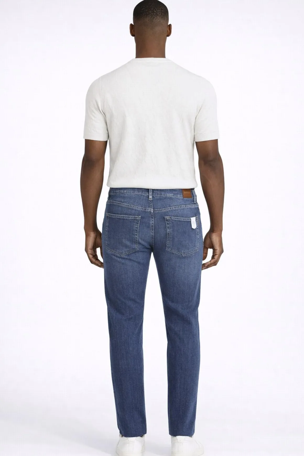 Jeans Uomo 5 Tasche Denim Stretch