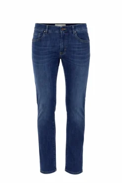 Jeans Uomo 5 Tasche Denim Stretch Slim