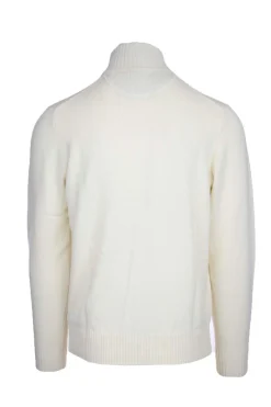 Maglia cardigan collo alto bottoni