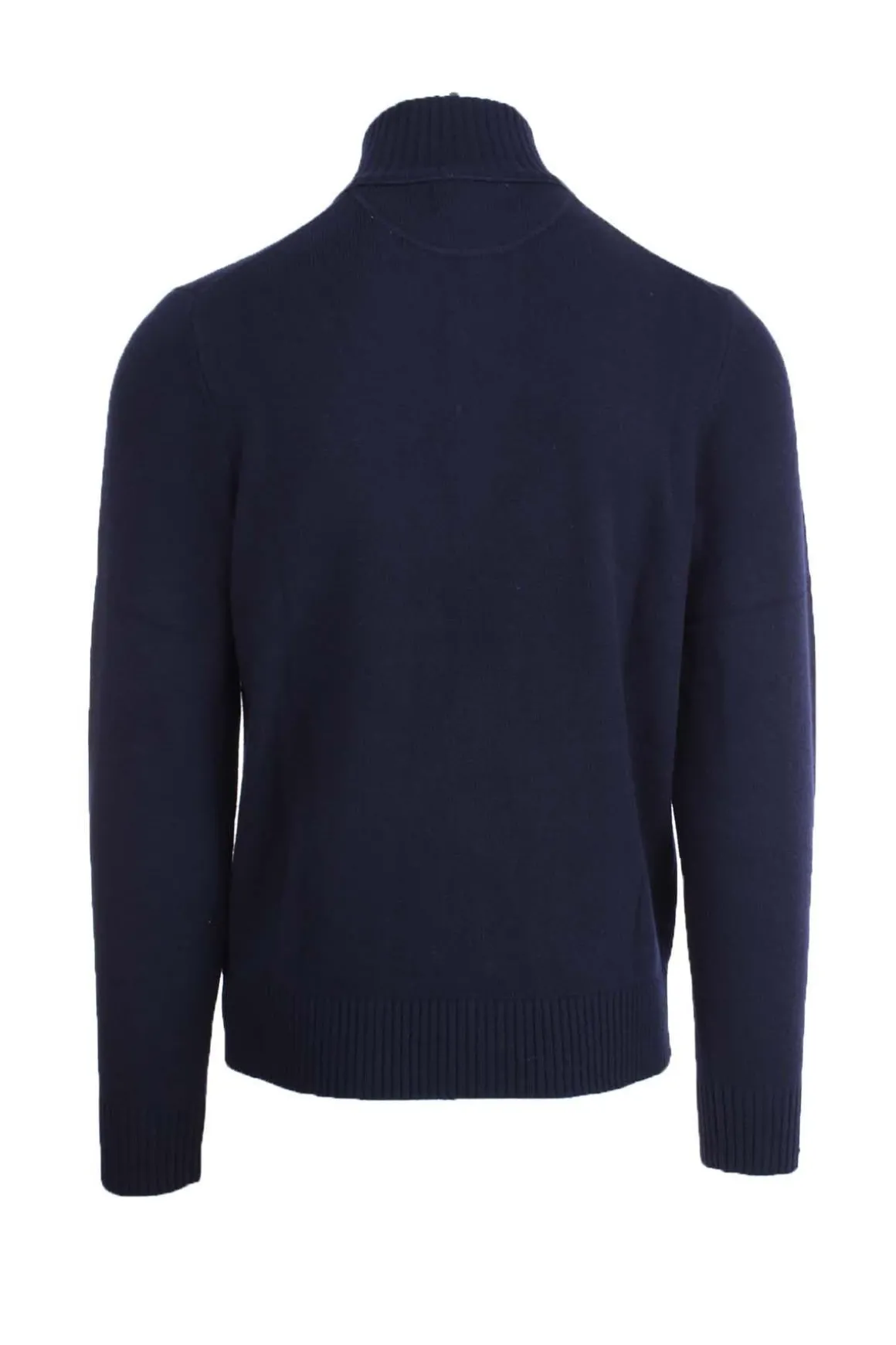 Maglia cardigan collo alto bottoni