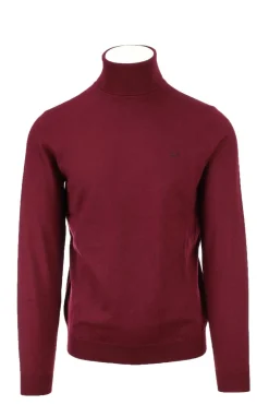 Maglia dolcevita in lana cotone