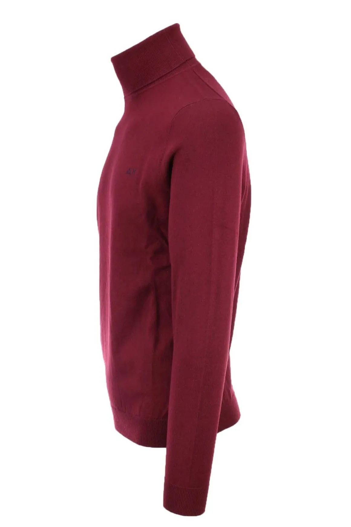 Maglia dolcevita in lana cotone