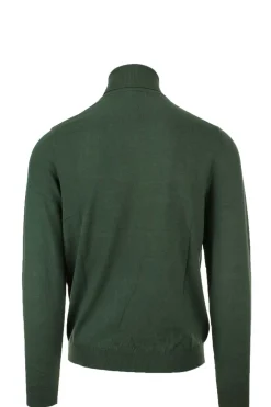 Maglia dolcevita in lana cotone