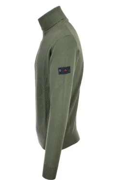 Maglia dolcevita unito con intarsi Otawara