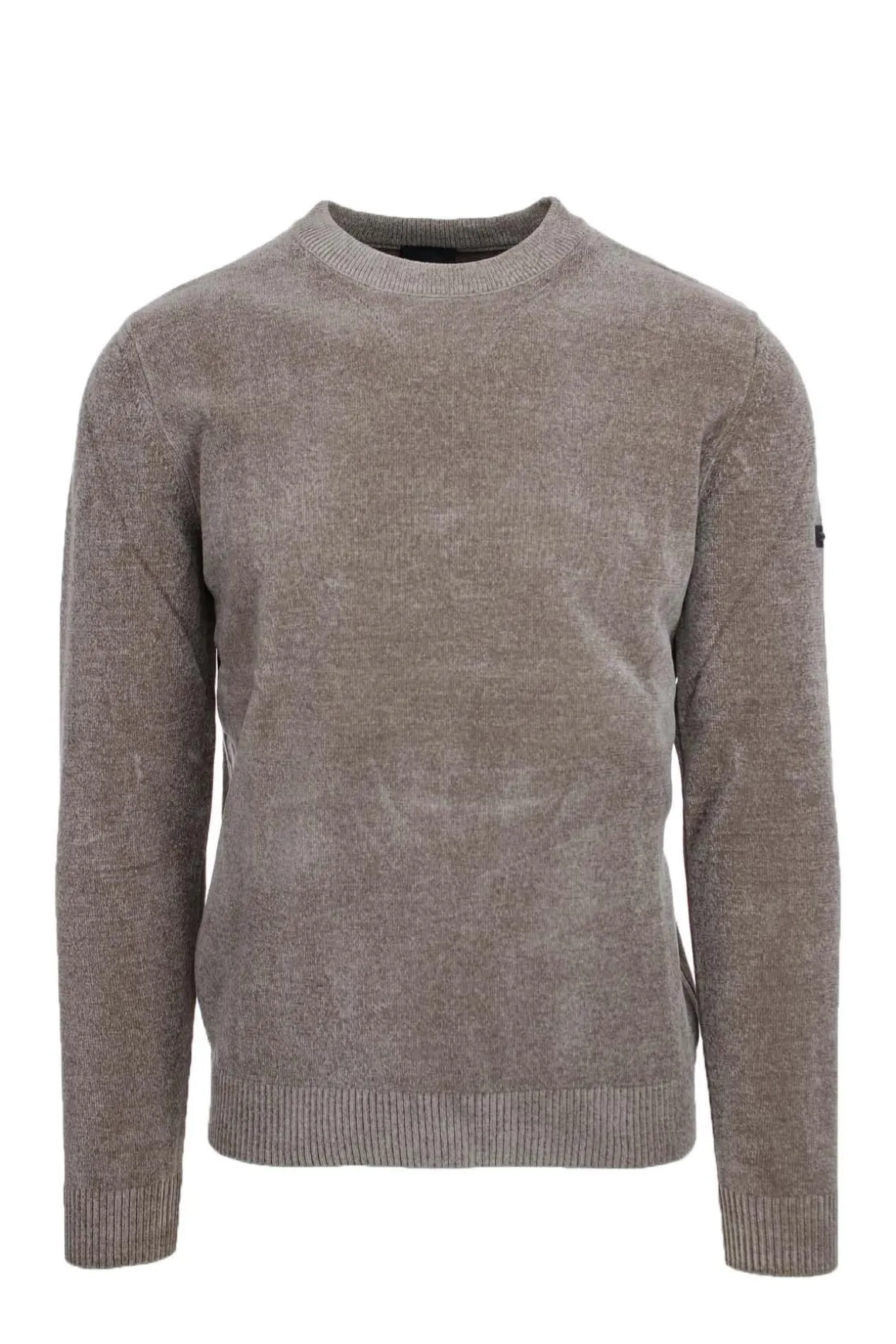 Maglia girocollo in ciniglia.