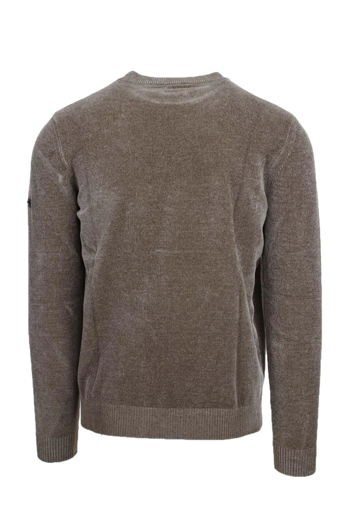 Maglia girocollo in ciniglia.