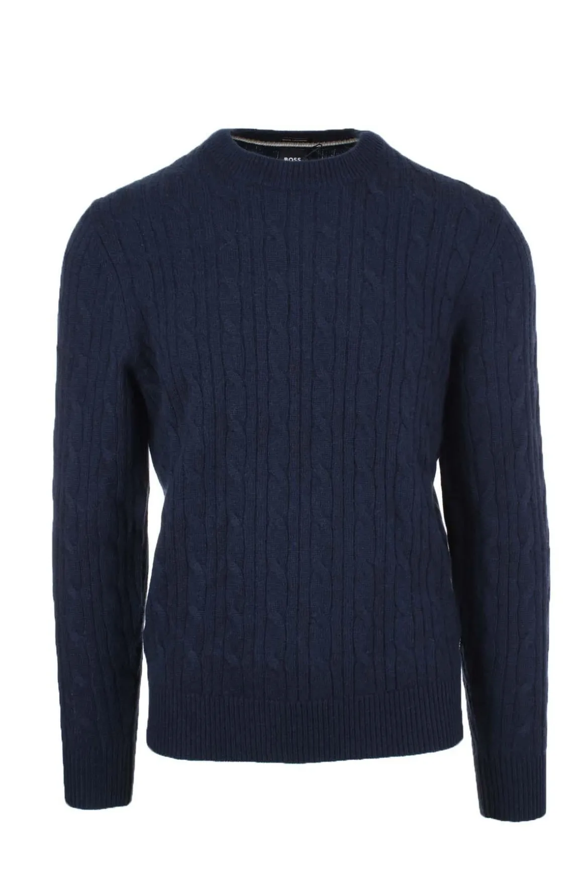 Maglia girocollo in lana treccevvvvvvvv