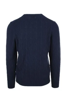 Maglia girocollo in lana treccevvvvvvvv