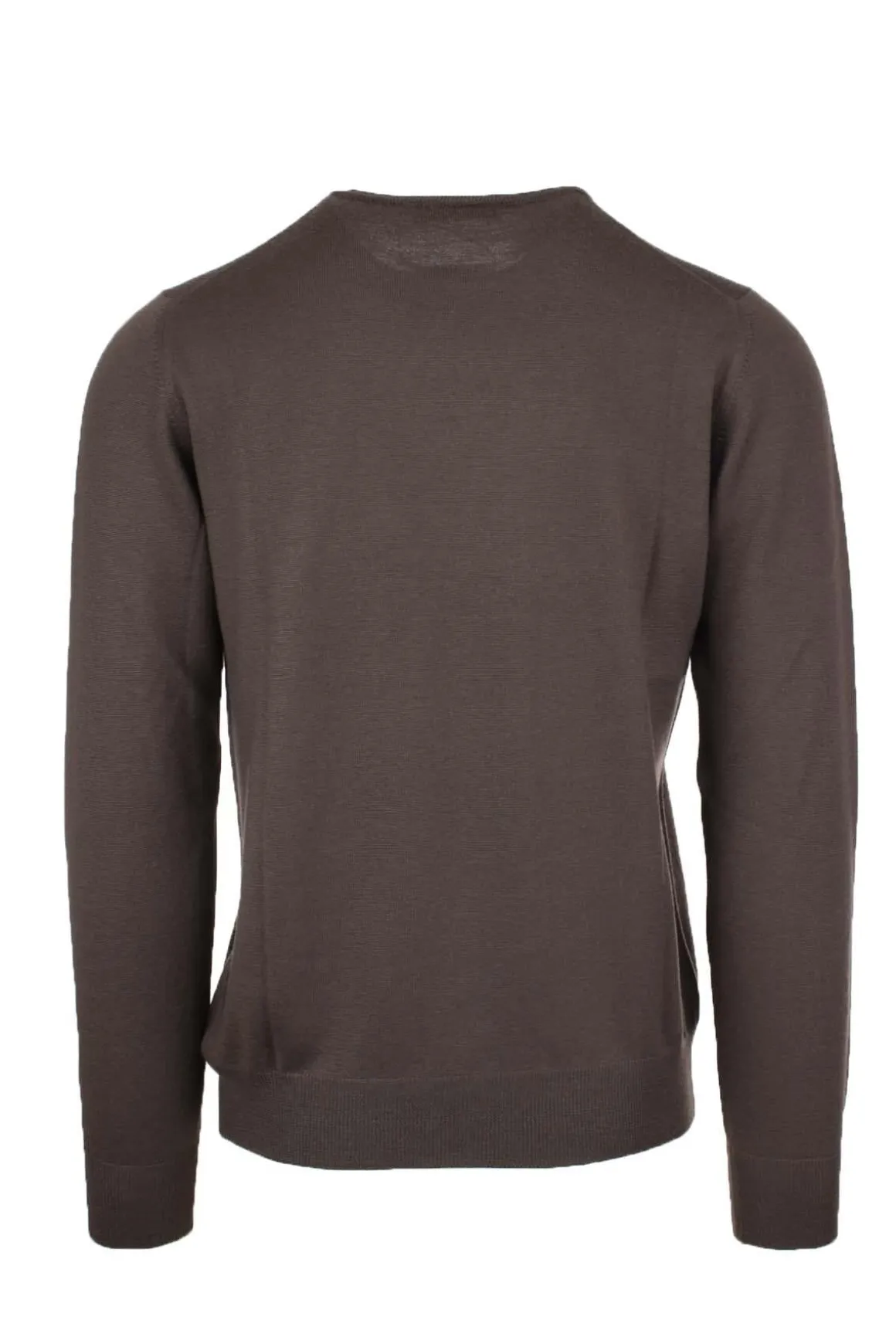 Maglia girocollo in lana merinos