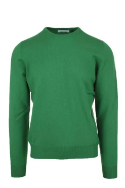 Maglia girocollo in lana cachemire