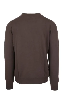 Maglia girocollo in lana cachemire