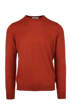 Maglia girocollo in lana merinos