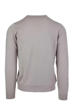 Maglia girocollo in lana merinos