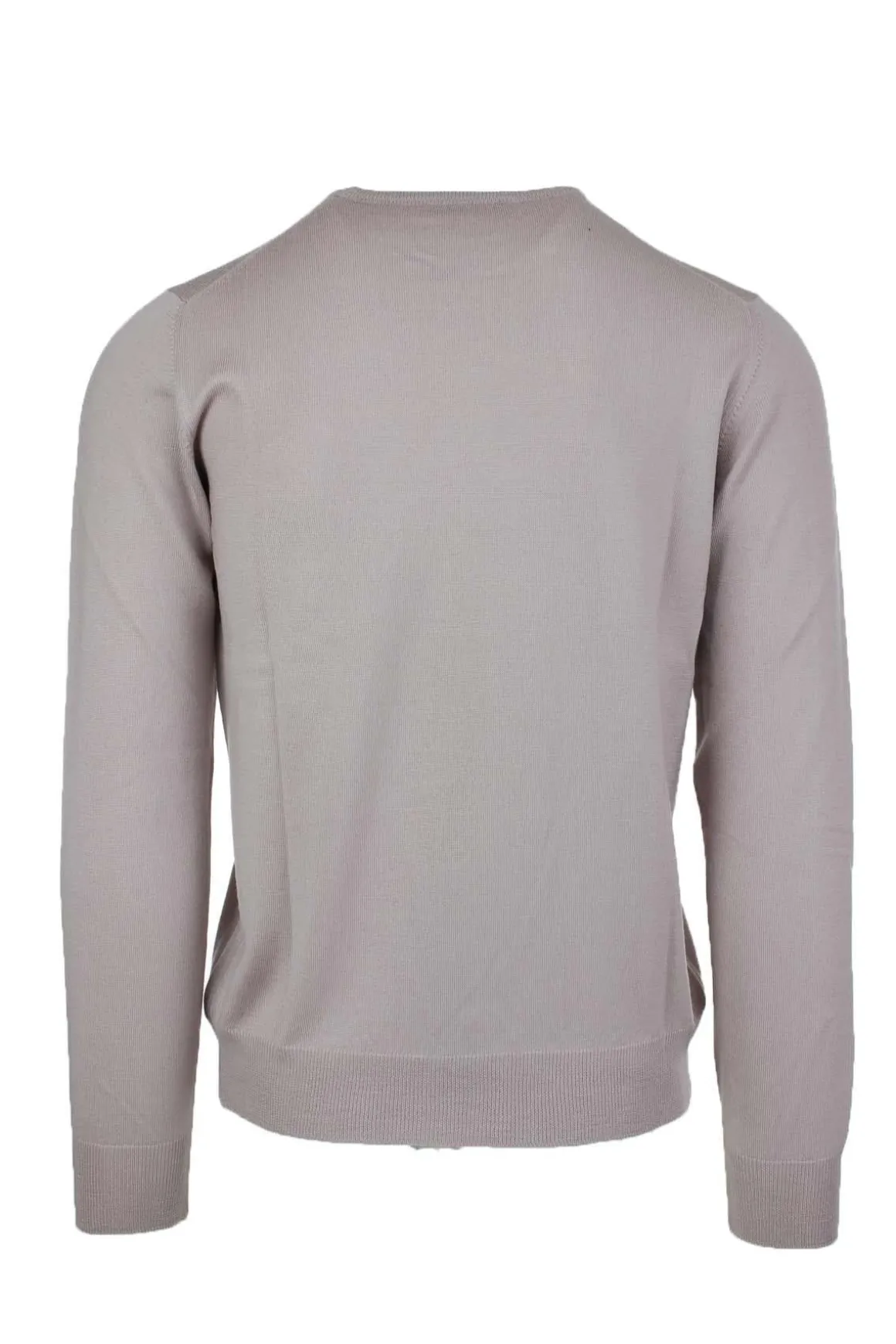 Maglia girocollo in lana merinos