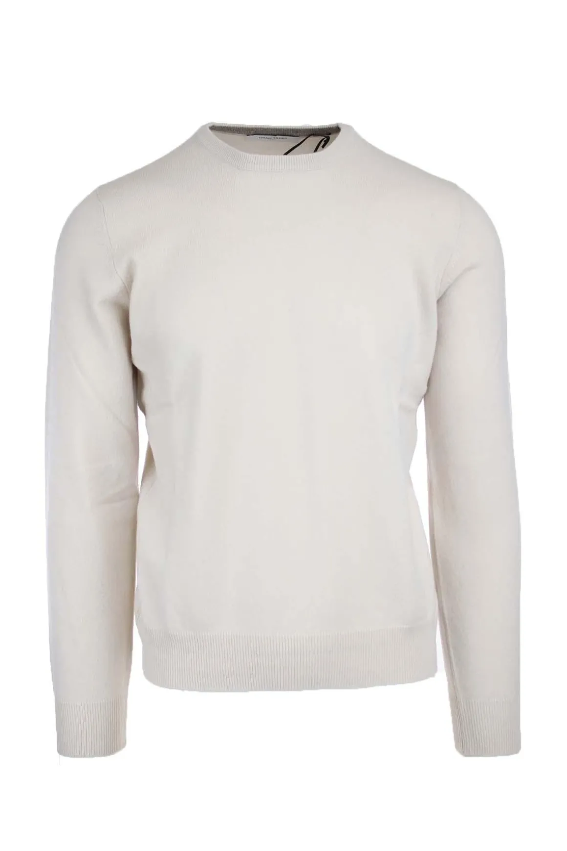 Maglia girocollo in lana cachemire