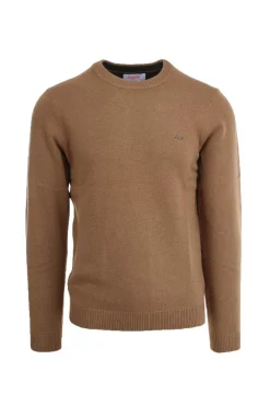 Maglia girocollo in lana cachemire