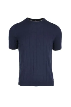 Maglia girocollo in seta