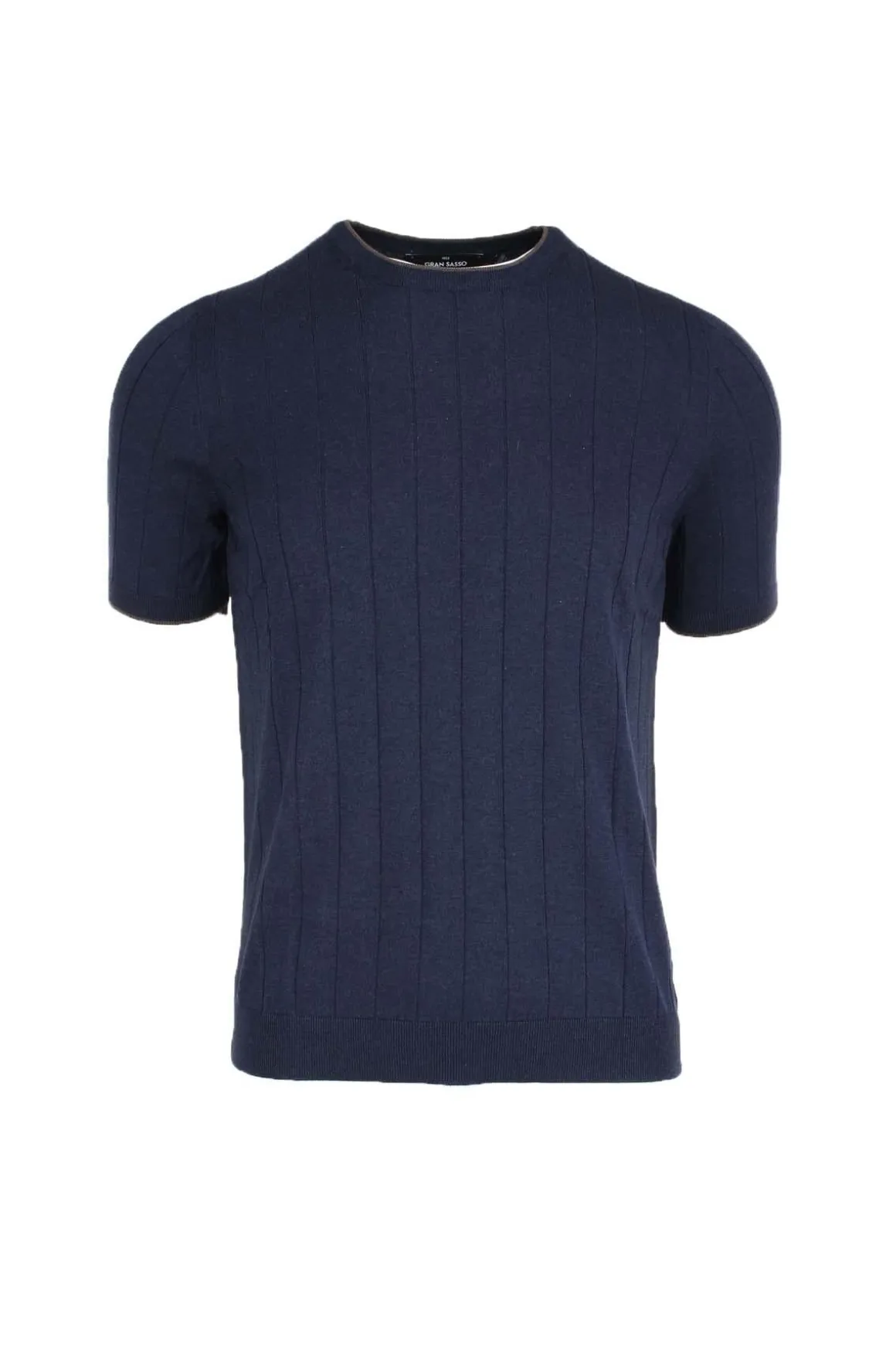 Maglia girocollo in seta