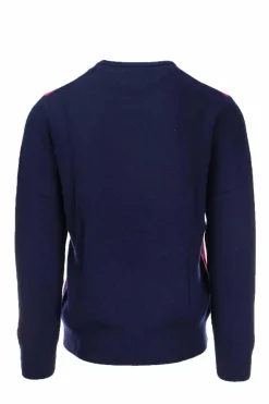 Maglia girocollo rombi ST. Moritz