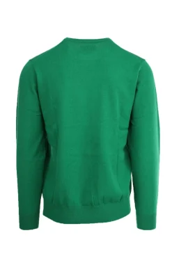 Maglia girocollo uomo in lana unito