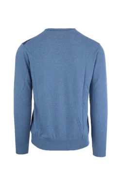 Maglia in lana girocollo a rombi