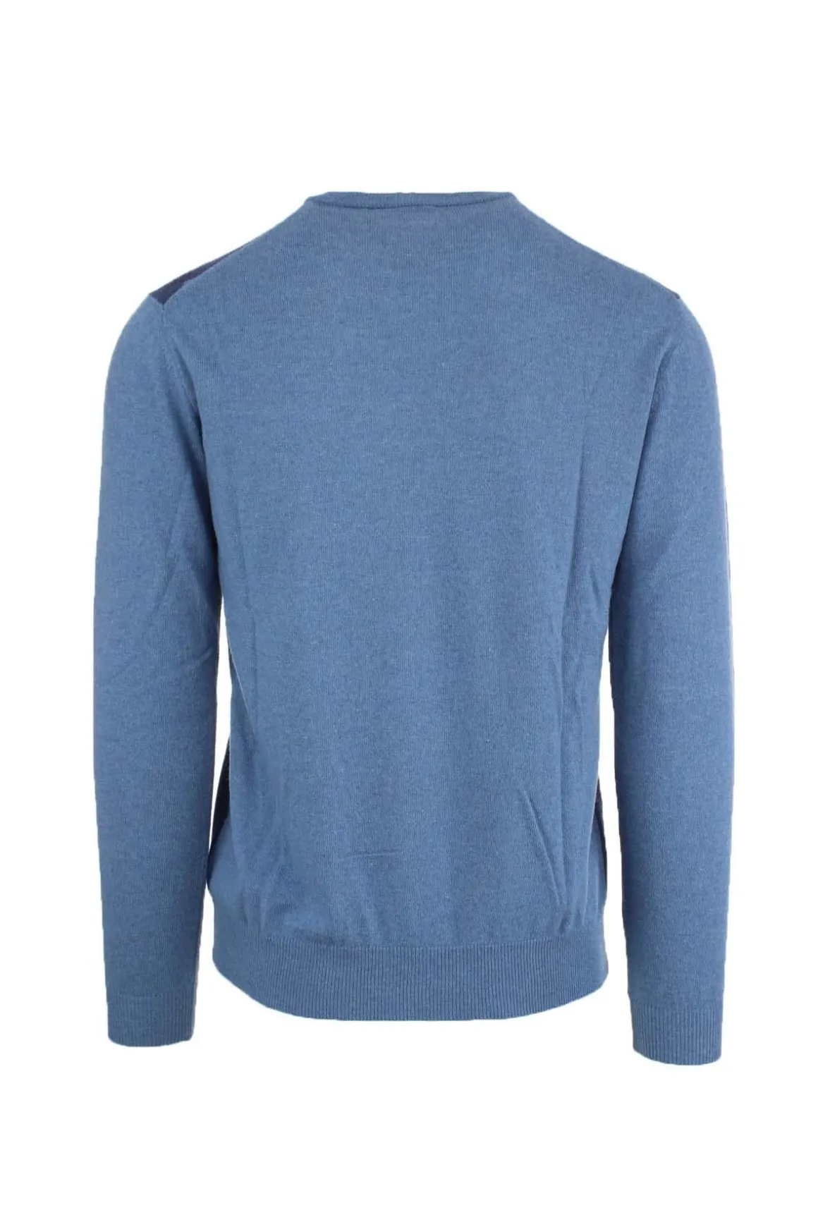 Maglia in lana girocollo a rombi