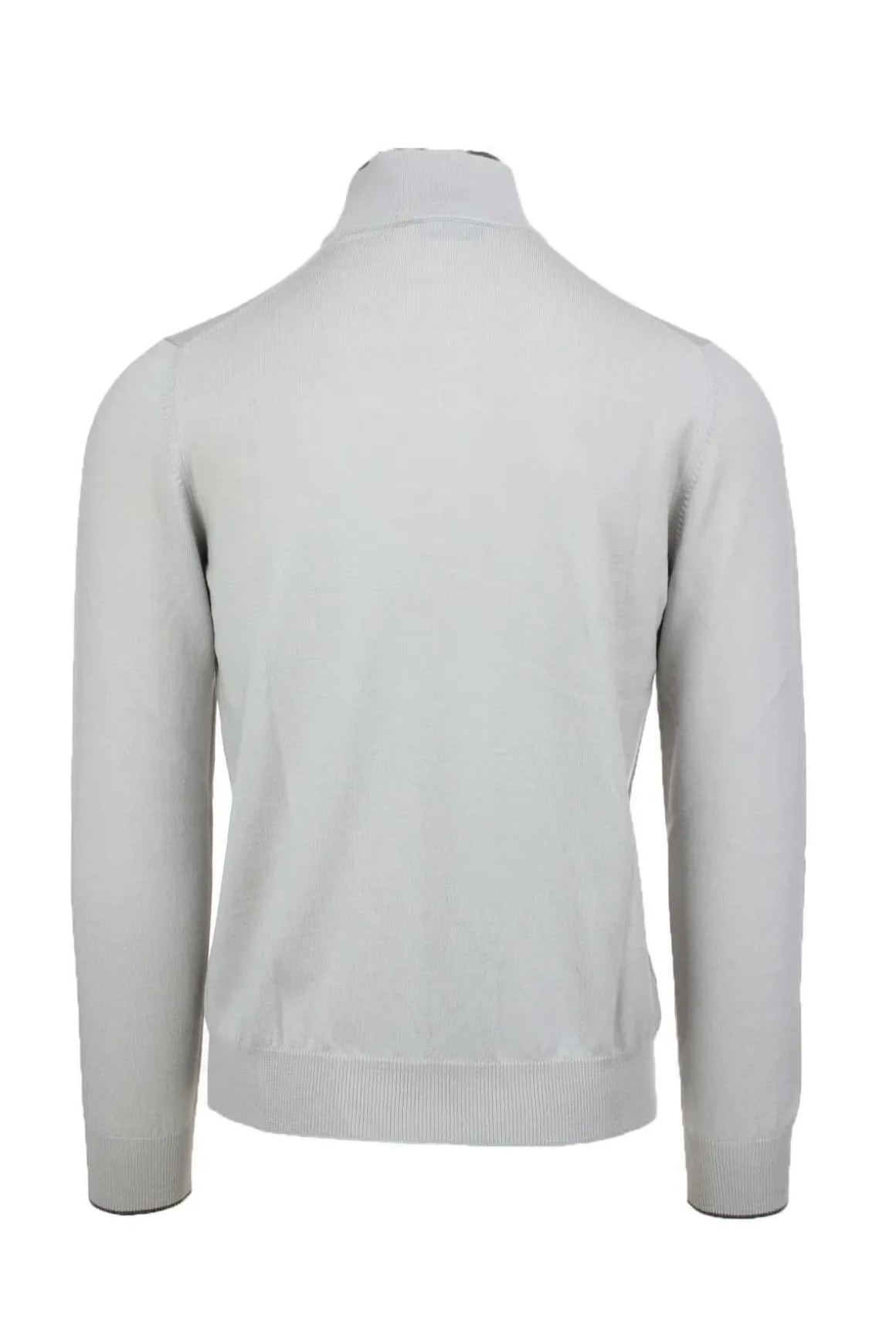 Maglia lupetto con zip e bottoni