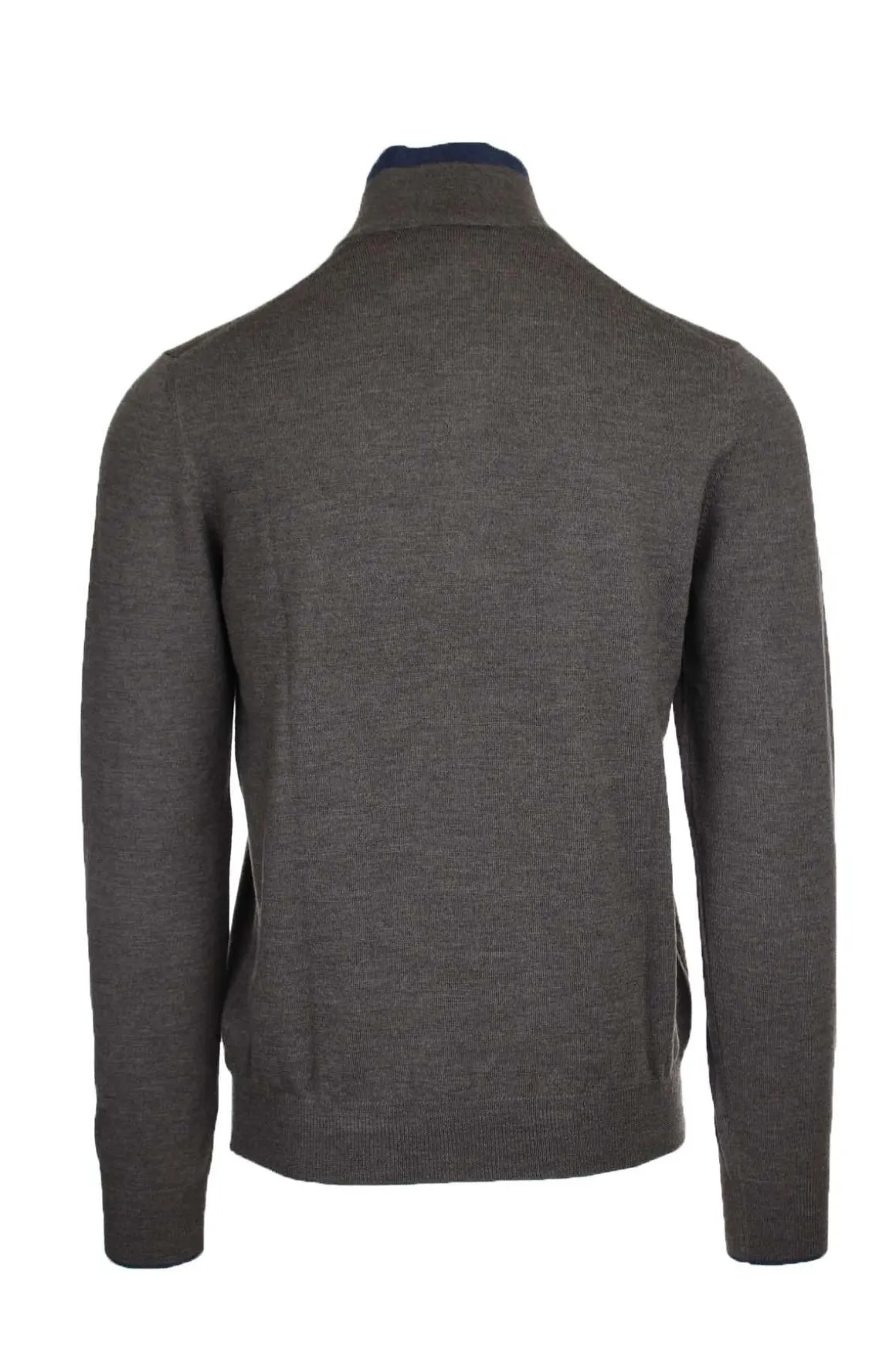 Maglia lupetto con zip e bottoni