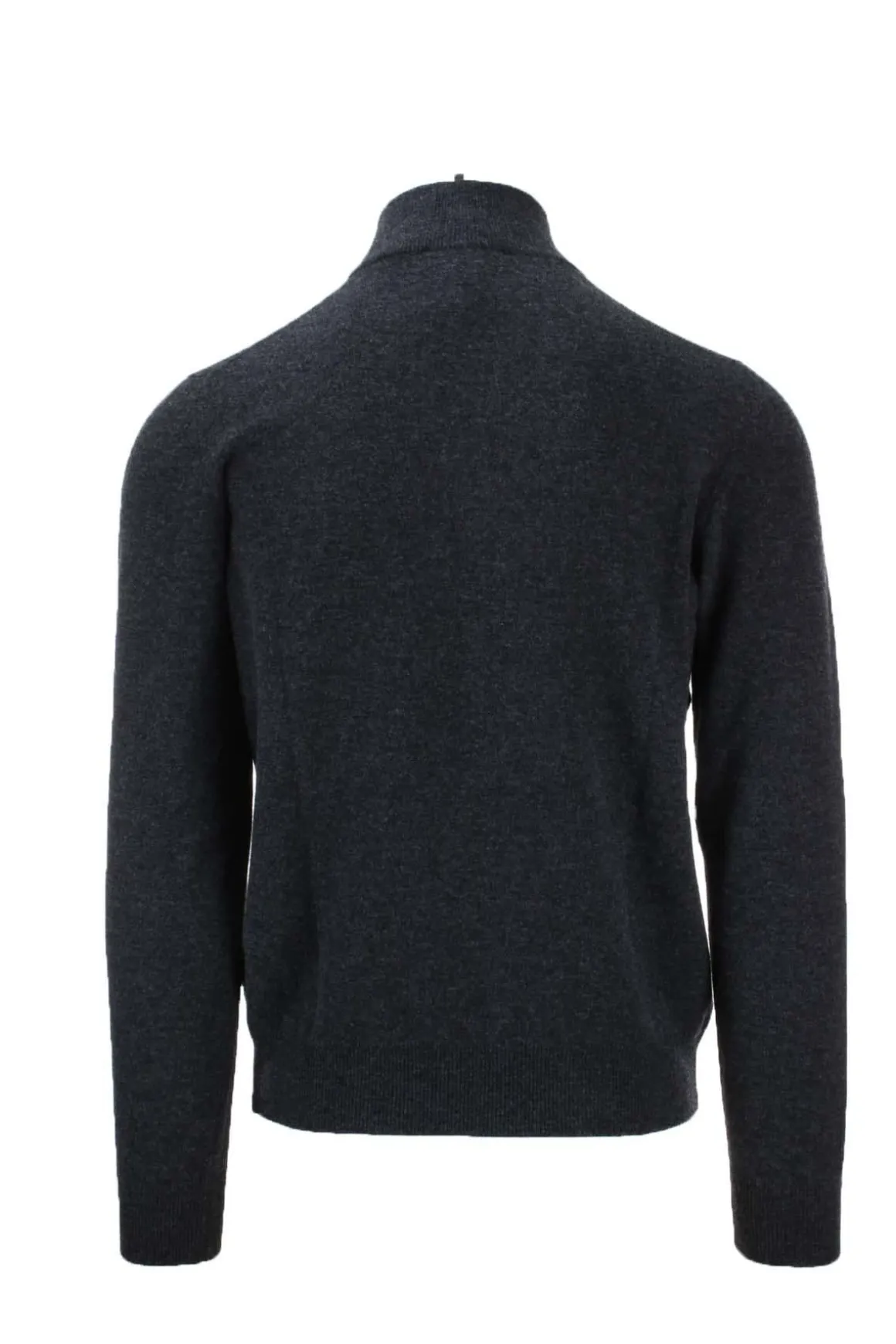 Maglia lupo con bottoni in lana e cachemire