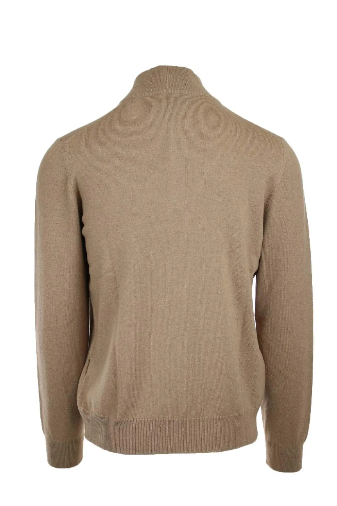 Maglia lupo con bottoni in lana e cachemire