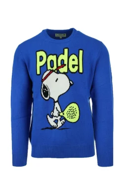 Maglia pullover girocollo in lana Padel