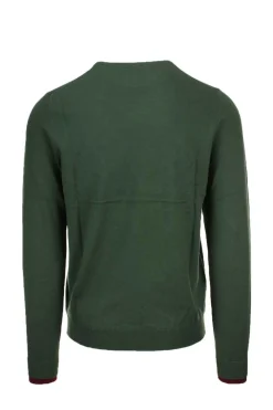 Maglia pullover girocollo lana e cotone