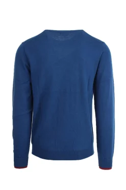 Maglia pullover girocollo lana e cotone