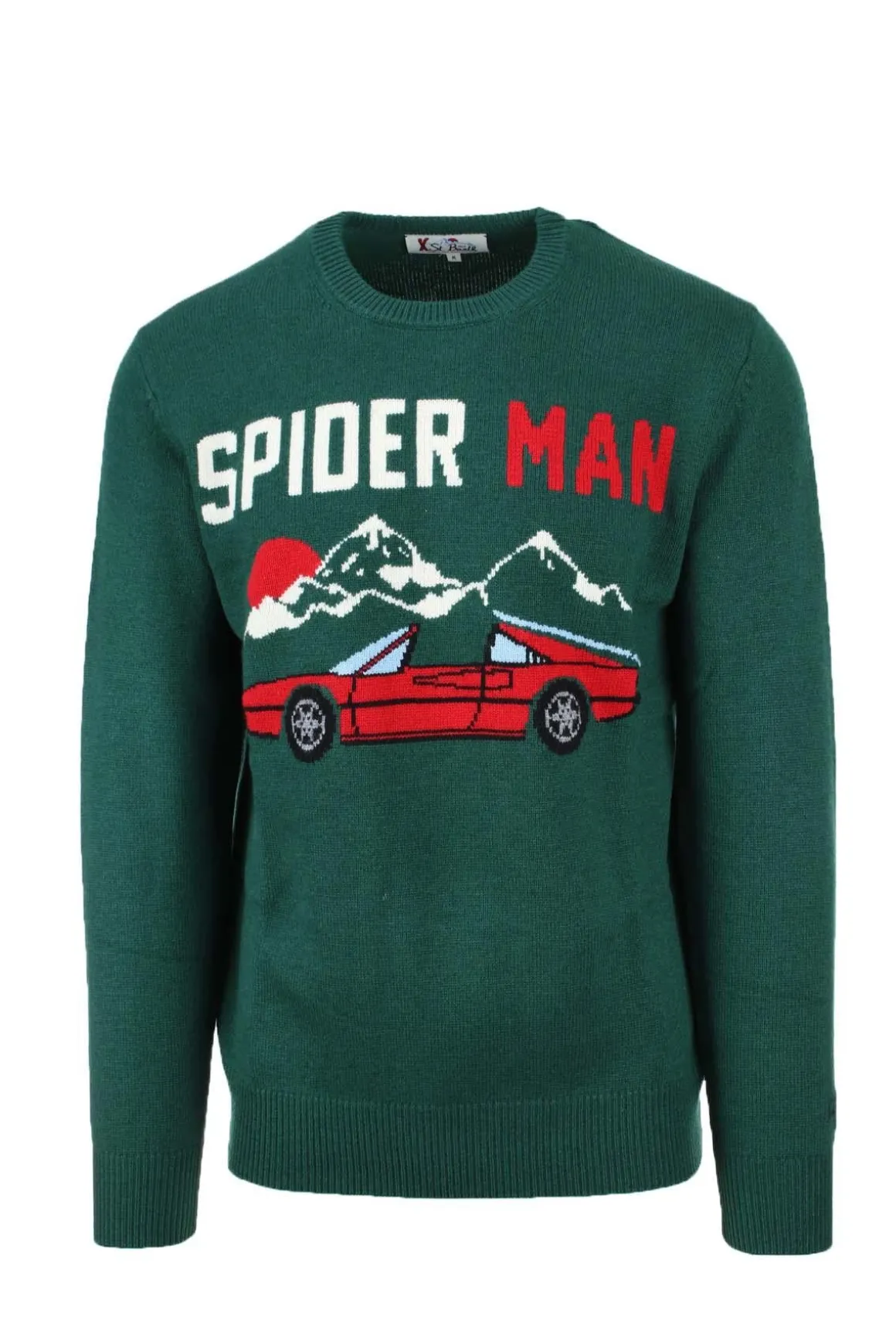 Maglia pullover girocollo in lana Saint Barth Spider Man