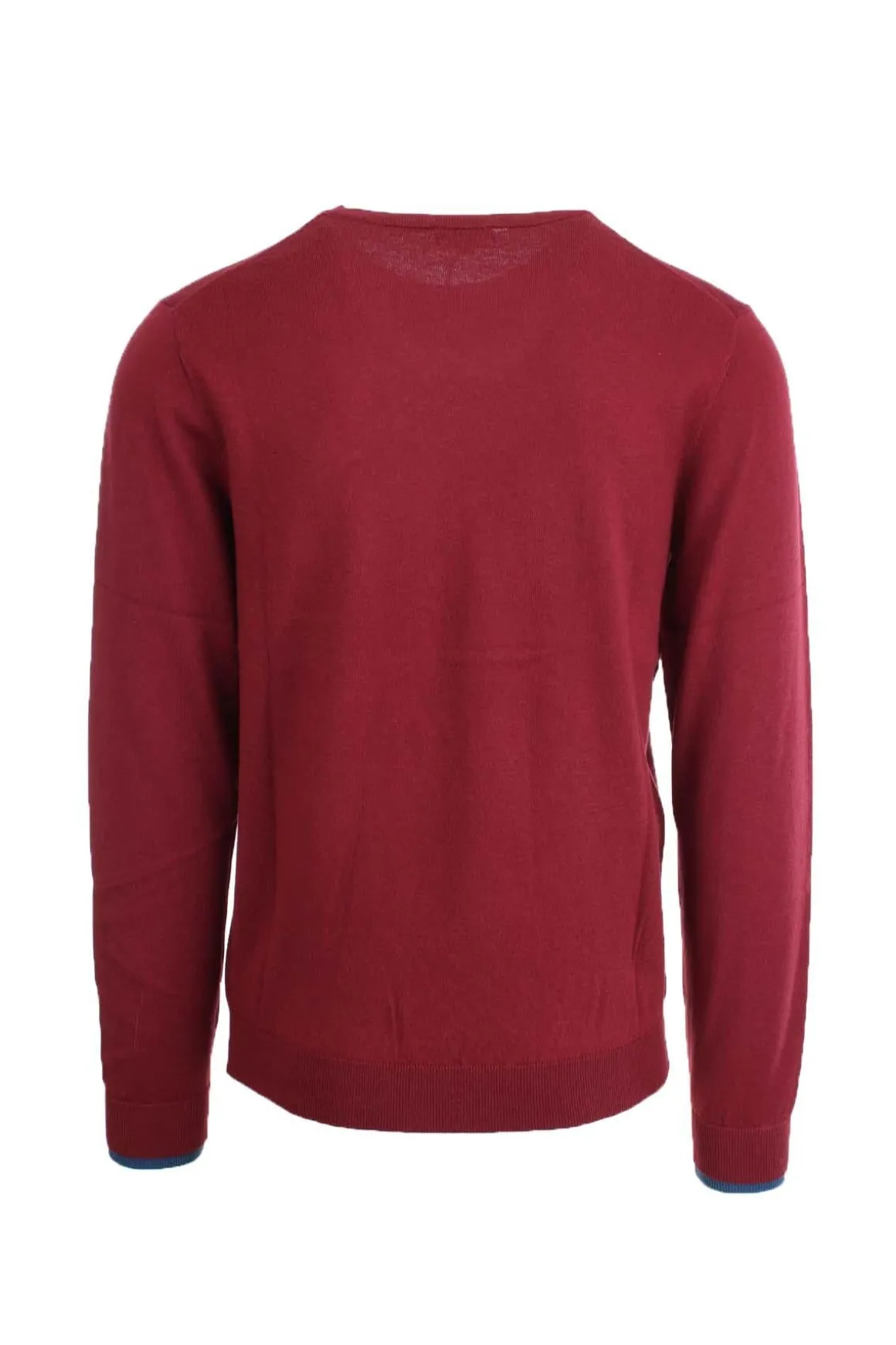 Maglia pullover girocollo lana e cotone