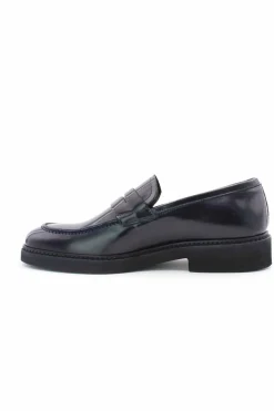 Mocassini college suola in gomma