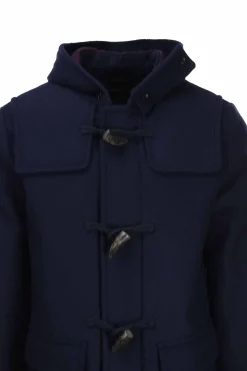 Montgomery con cappuccio e alamari