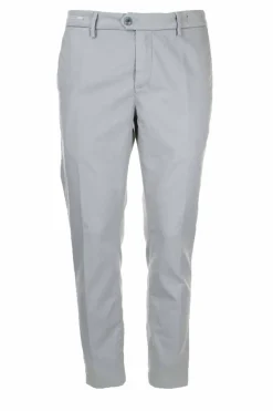 Pantalole chino in cotone micropuntinato