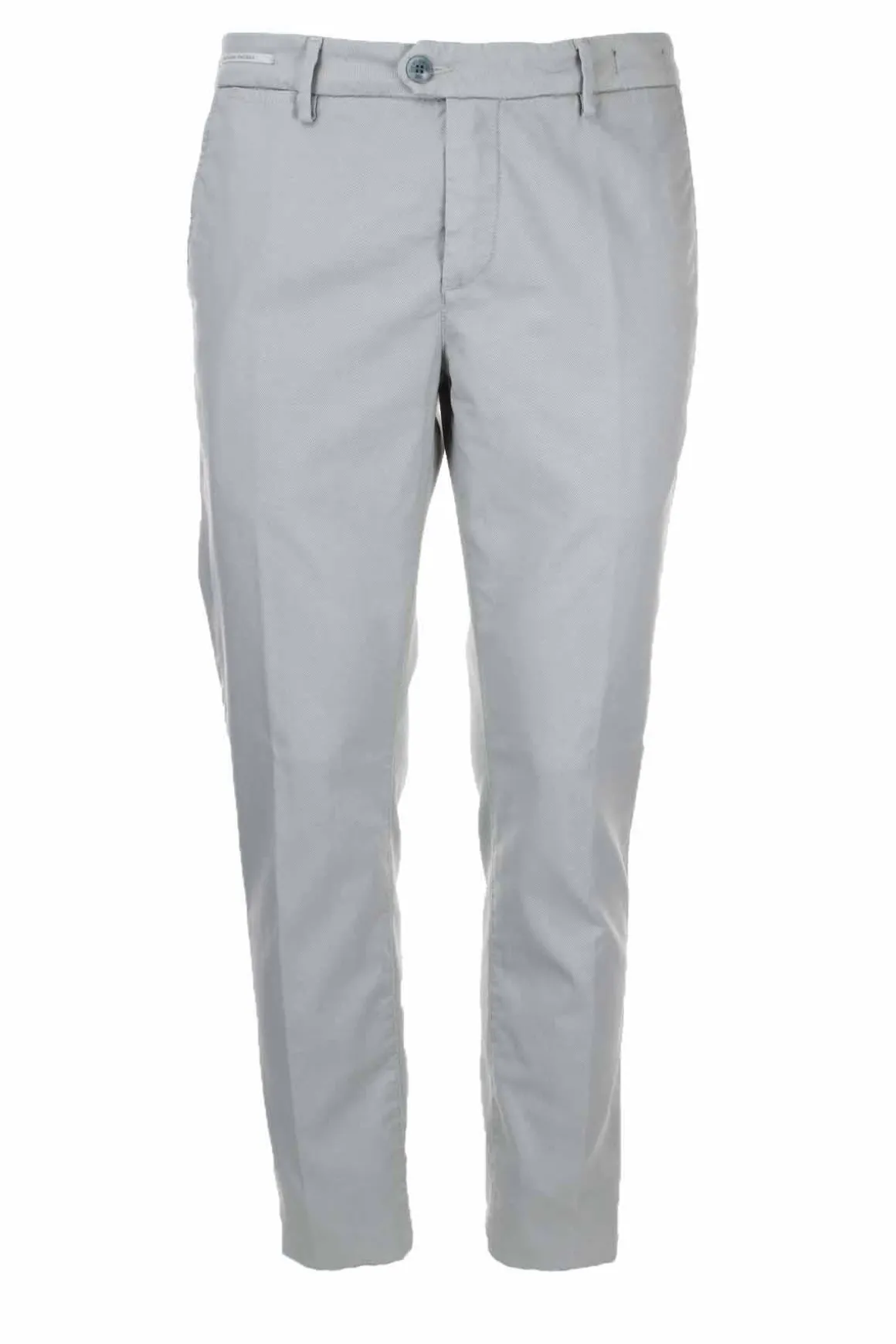 Pantalole chino in cotone micropuntinato