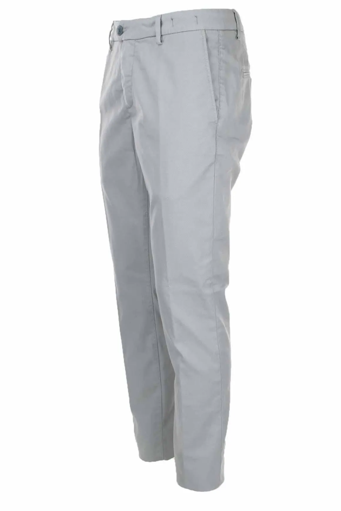 Pantalole chino in cotone micropuntinato