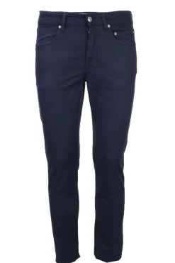 Pantalone 5 tasche in cotone lino